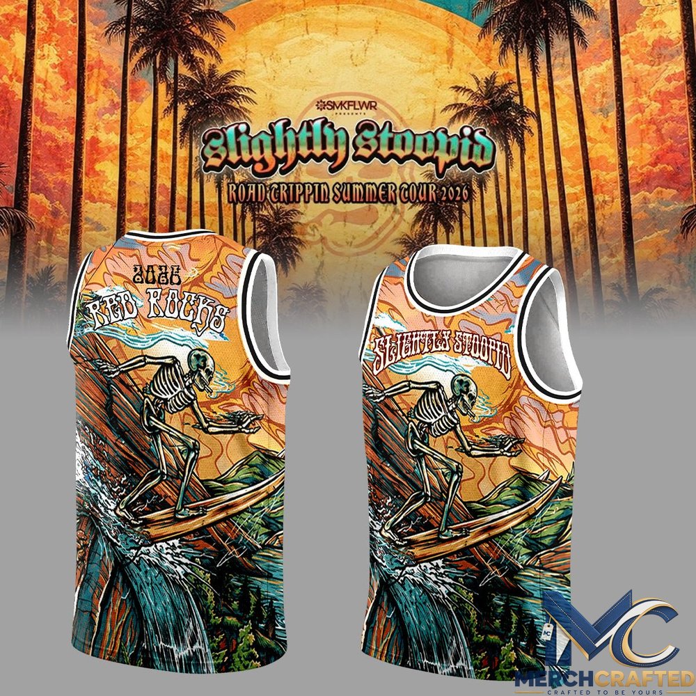 Slightly Stoopid Tour 2026 Basketball Jersey