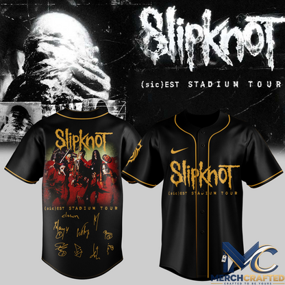 Slipknot Sicest Stadium Tour Baseball Jersey
