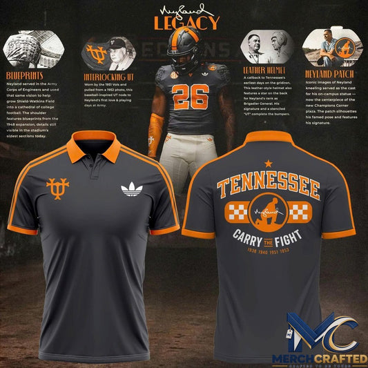 Smokey Grey Tennessee Football Neyland Legacy Polo