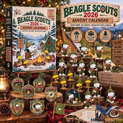 Snoopy Beagle Scout 2026 Advent Calendar
