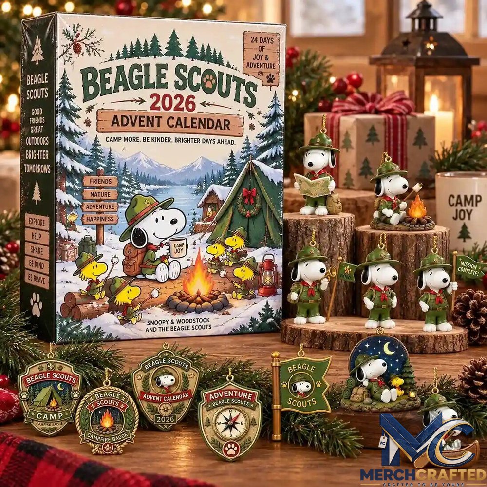 Snoopy Beagle Scout 2026 Advent Calendar