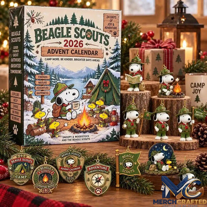 Snoopy Beagle Scout 2026 Advent Calendar