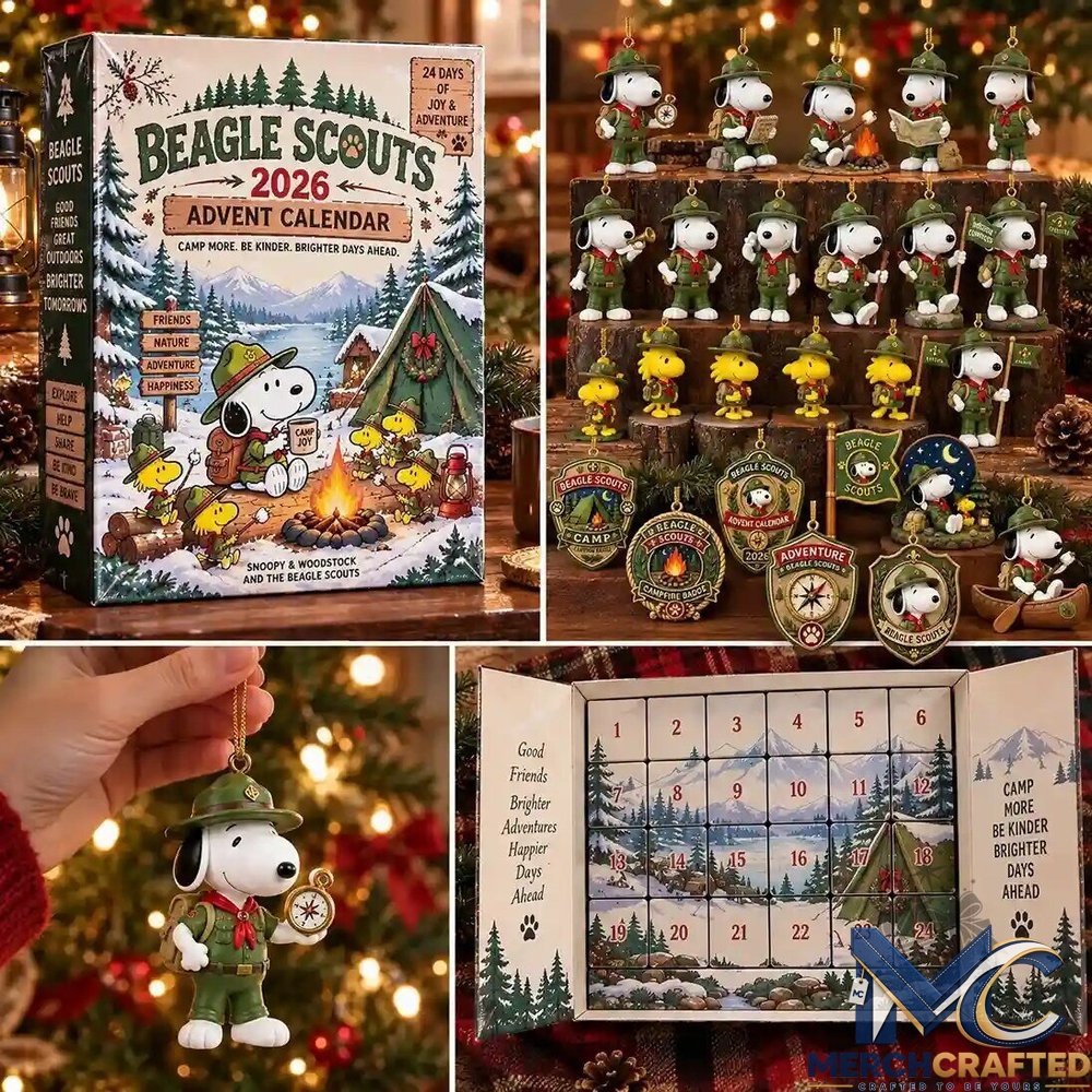 Snoopy Beagle Scout 2026 Advent Calendar