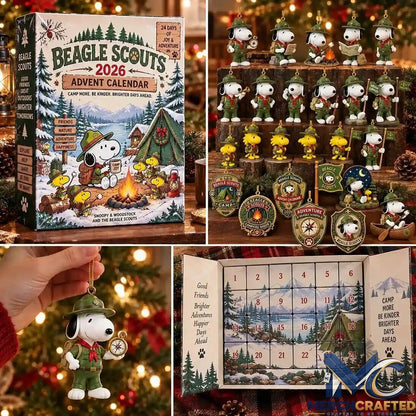 Snoopy Beagle Scout 2026 Advent Calendar