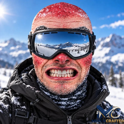 Snow Is My Happy Place Personalized Funny Ski Mask