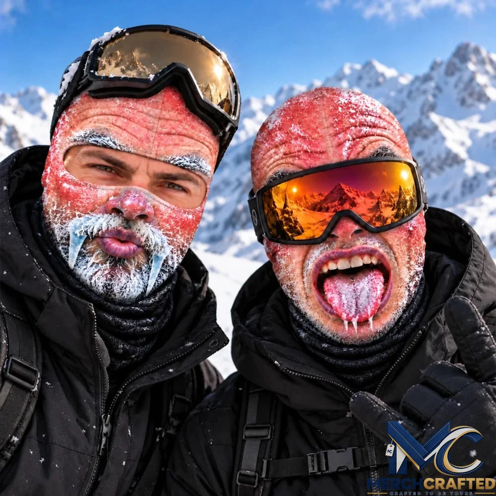 Snow Is My Happy Place Personalized Funny Ski Mask