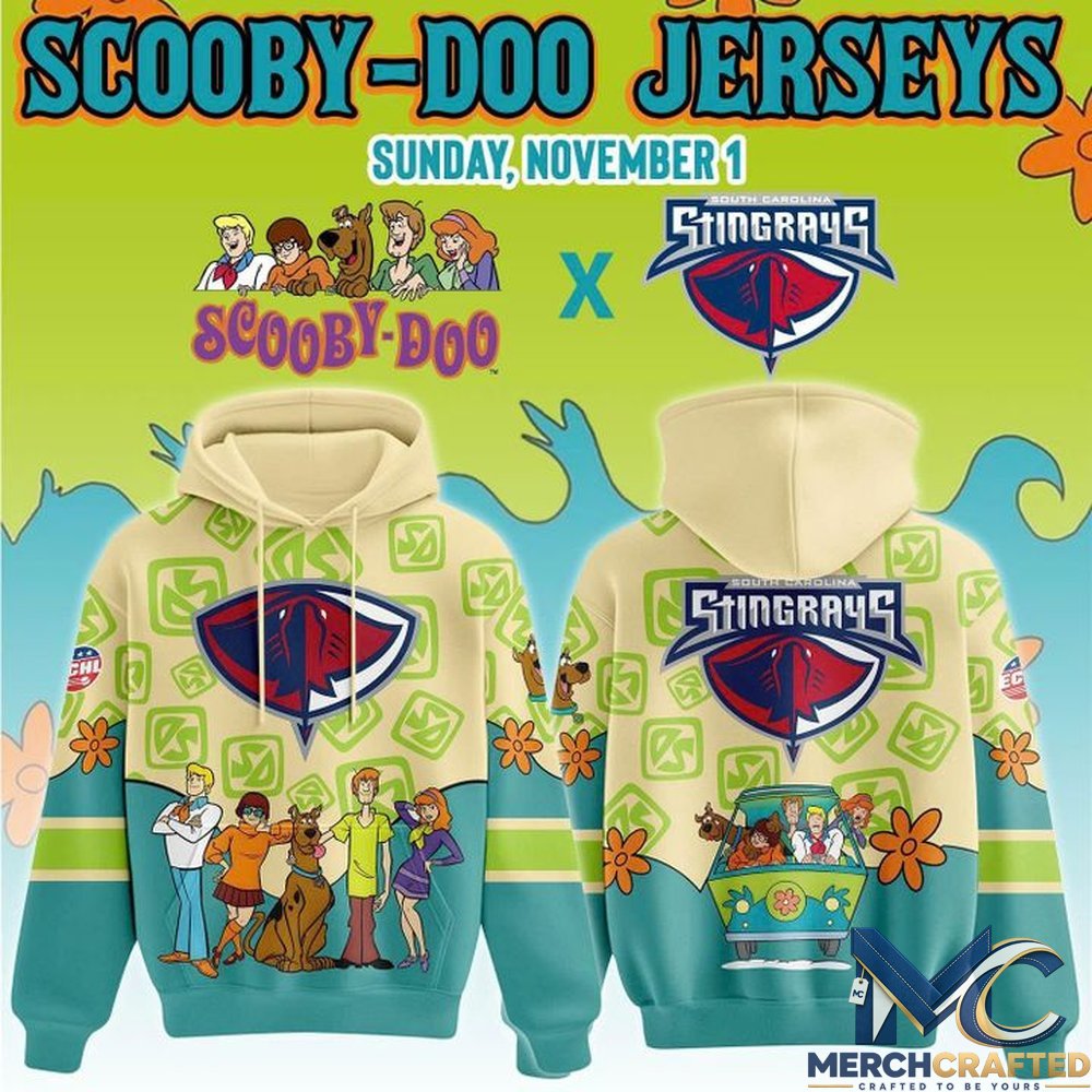 South Carolina Stingrays 2026 Scooby Doo Hoodie