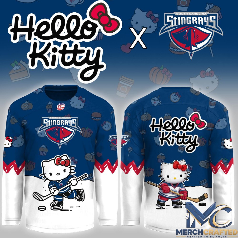South Carolina Stingrays Hello Kitty Night Game Limited Hockey Jersey