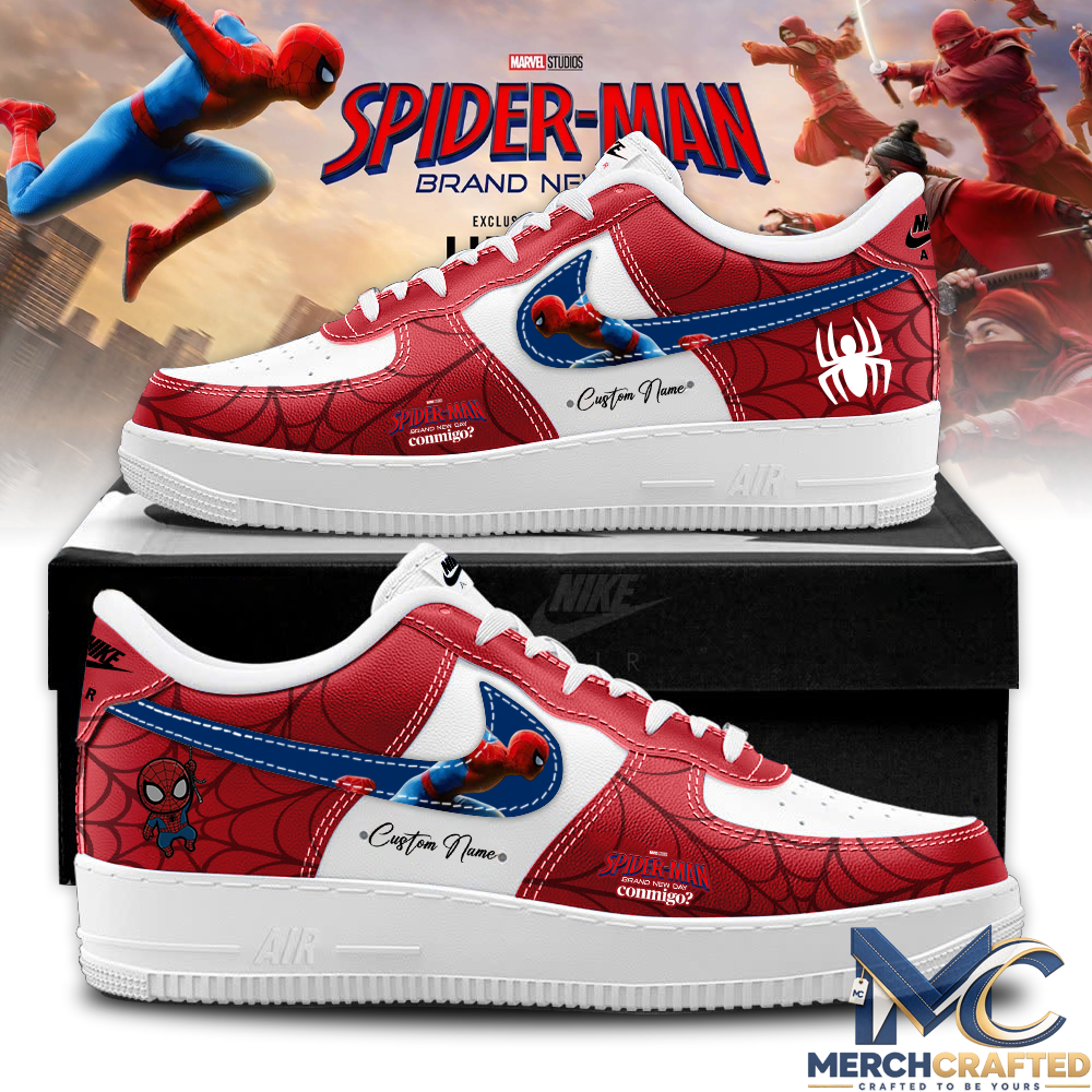 Spider-Man Brand New Day Personalized Nike Air Force 1