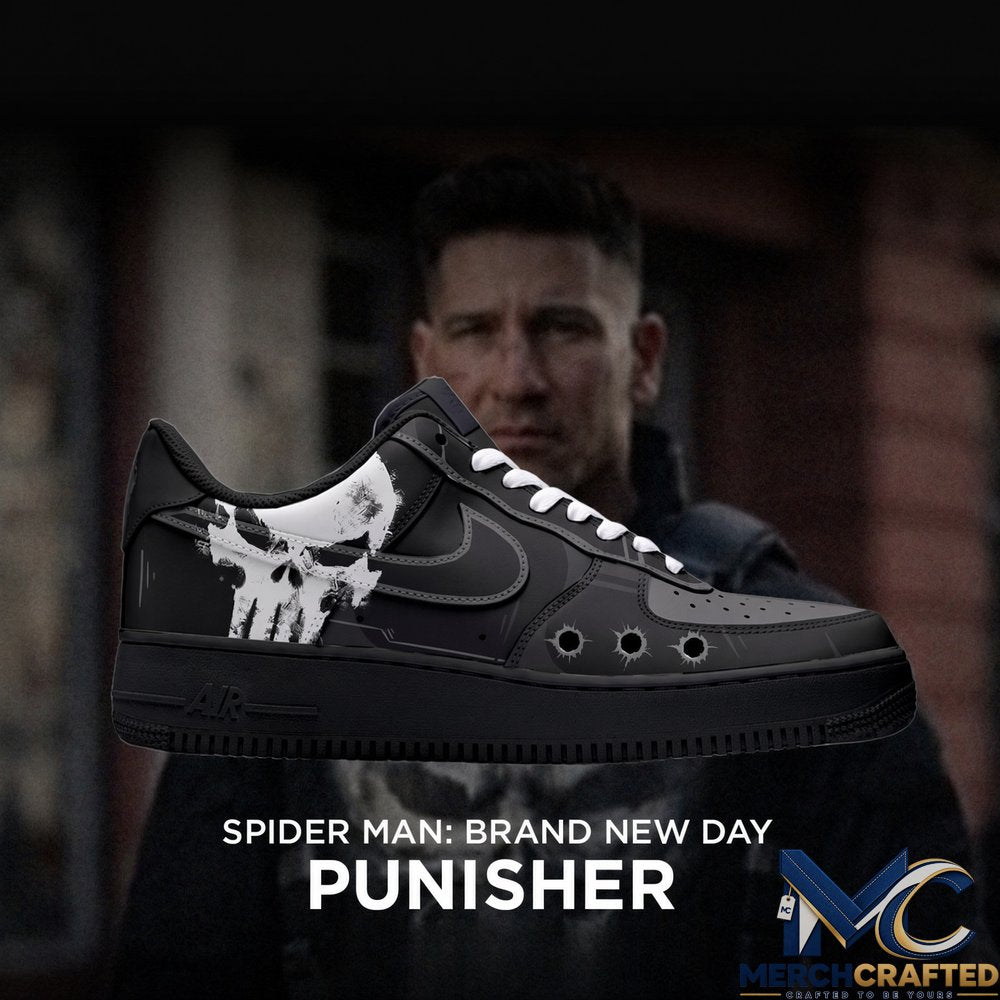 Spider-Man Brand New Day Punisher Air Force 1 Sneaker