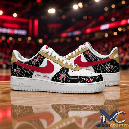 Spider-Man x Las Vegas Aces Custom Name Basketball Sneakers