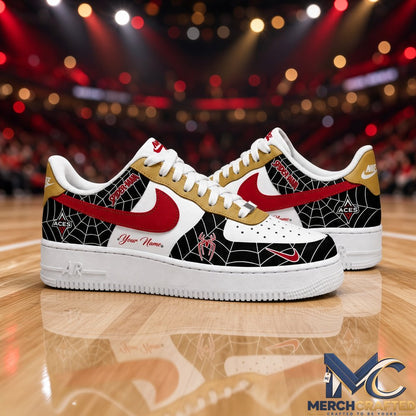Spider-Man x Las Vegas Aces Custom Name Basketball Sneakers