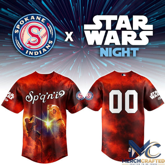 Spokane Indians Star Wars Night Custom Jersey