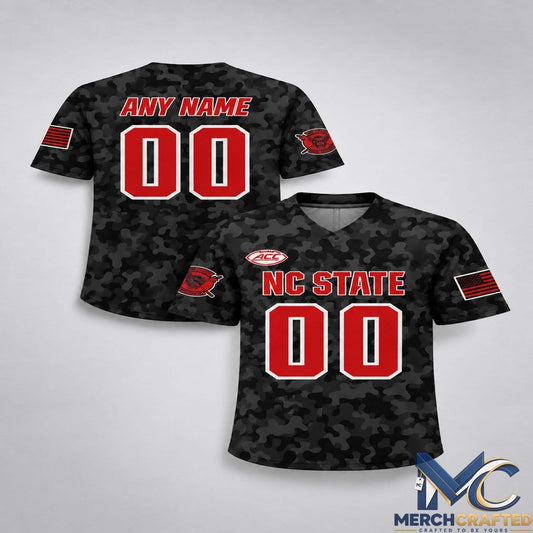 State Football Wolfpack Warriors 2026 Military Appreciation Football Jersey