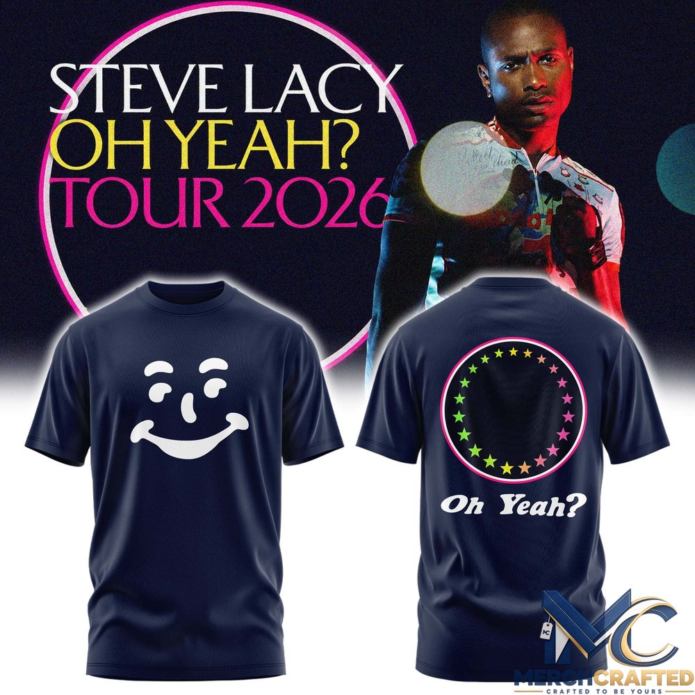 Steve Lacy – Oh Yeah Tour 2026 Tshirt – Merch Crafted