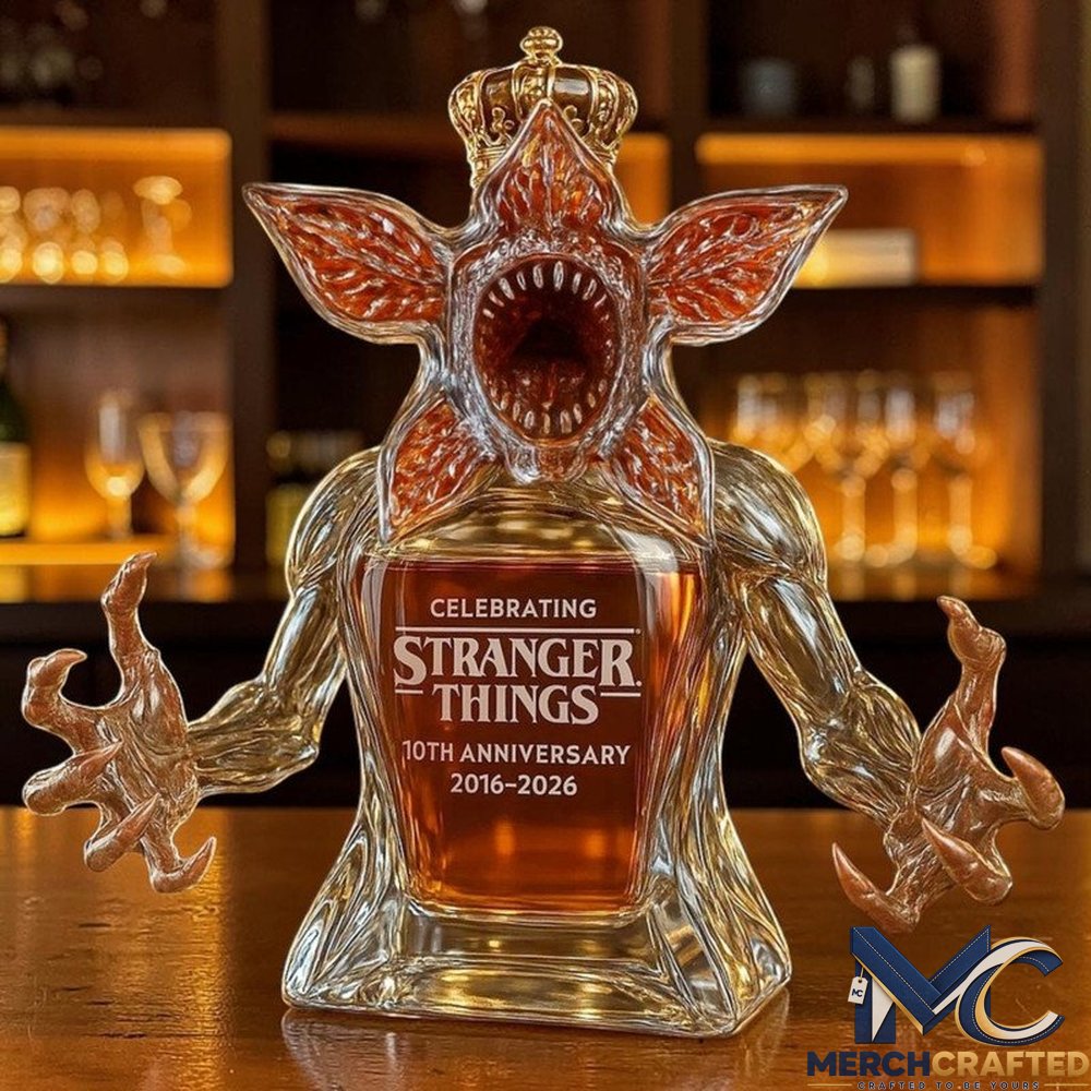Stranger Things 10th Anniversary 2026 Whiskey Decanter