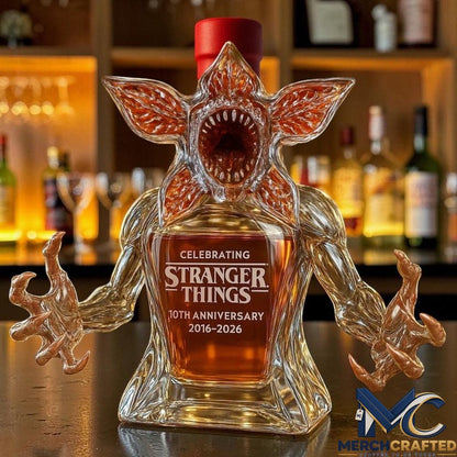 Stranger Things 10th Anniversary 2026 Whiskey Decanter