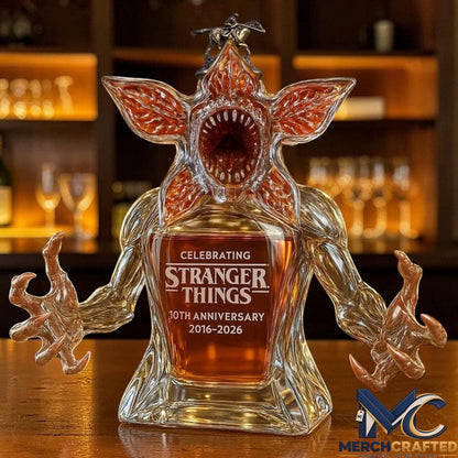Stranger Things 10th Anniversary 2026 Whiskey Decanter