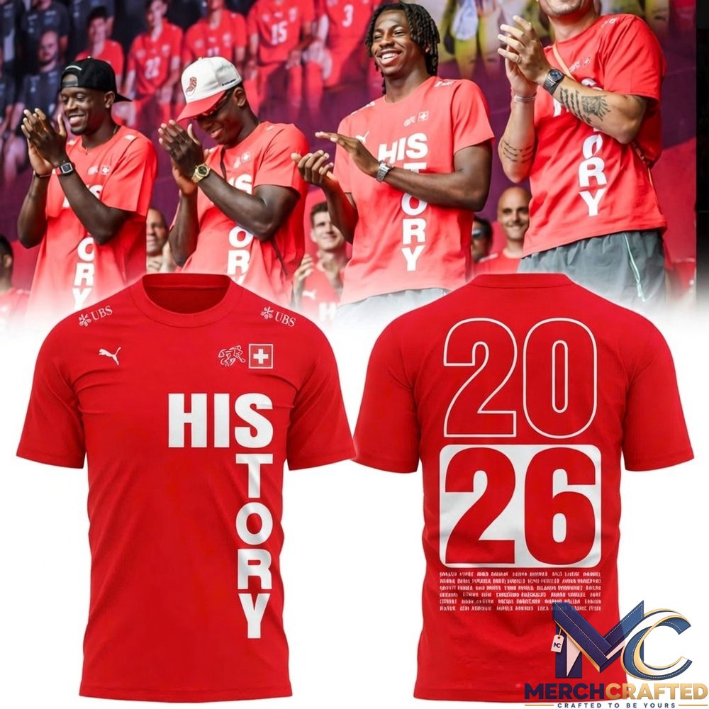 Switzerland National Team “HISTORY 2026” Limited Edition T-Shirt