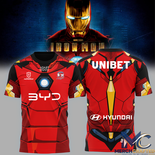 Sydney Roosters x IRONMAN Marvel Limited Edition Shirt