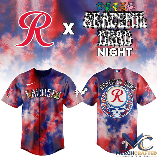 Tacoma Rainiers Grateful Dead Limited Baseball Jersey