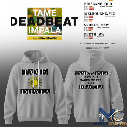 Tame Impala Deadbeat Tour AUS 2026 Special Hoodie