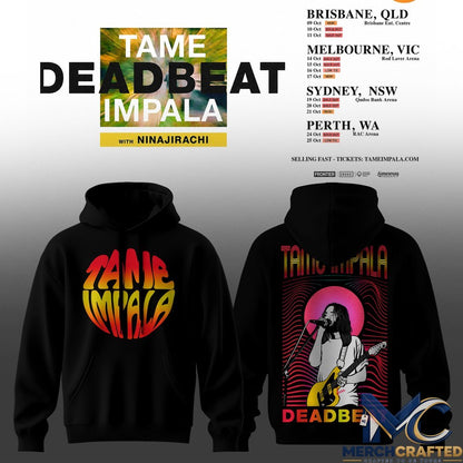 Tame Impala Deadbeat Tour AUS 2026 Special Hoodie