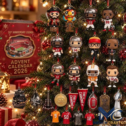 Tampa Bay Buccaneers 50th Anniversary Advent Calendar 2026