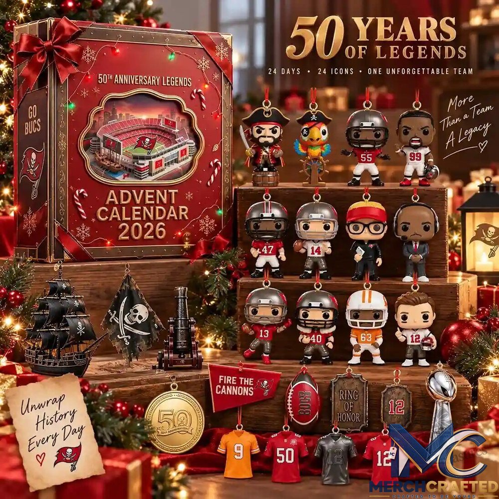 Tampa Bay Buccaneers 50th Anniversary Advent Calendar 2026