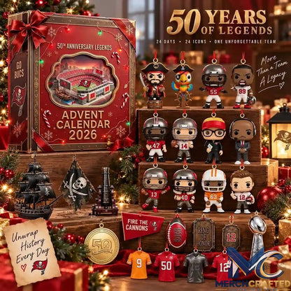 Tampa Bay Buccaneers 50th Anniversary Advent Calendar 2026