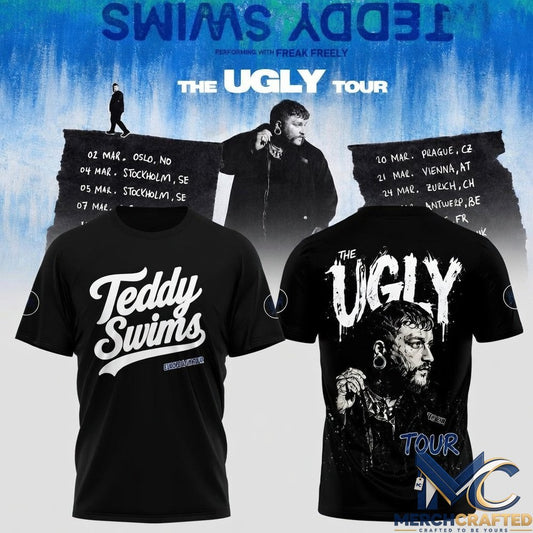 Teddy Swims The UGLY Europe UK Tour 2027 T-Shirt