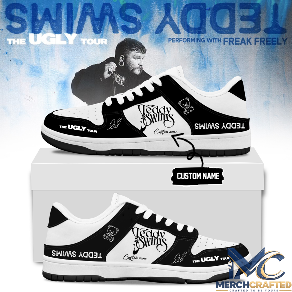 Teddy Swims “The Ugly Tour” 2026 Custom AJ1 Shoes