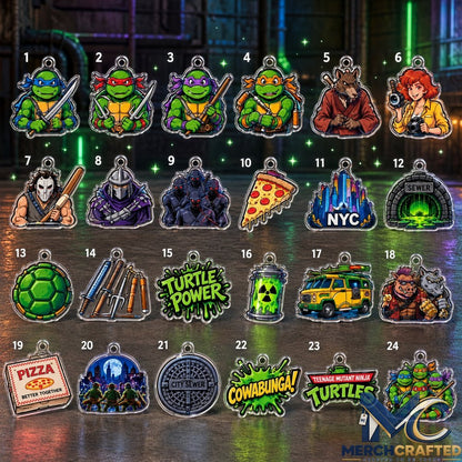 Teenage Mutant Ninja Turtles Advent Calendar 2026 24 Days Charm Set