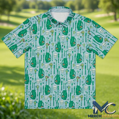 Teenage Mutant Ninja Turtles Jones Sporting Goods Graphic Polo Shirt  Golf Print for Cartoon Fans