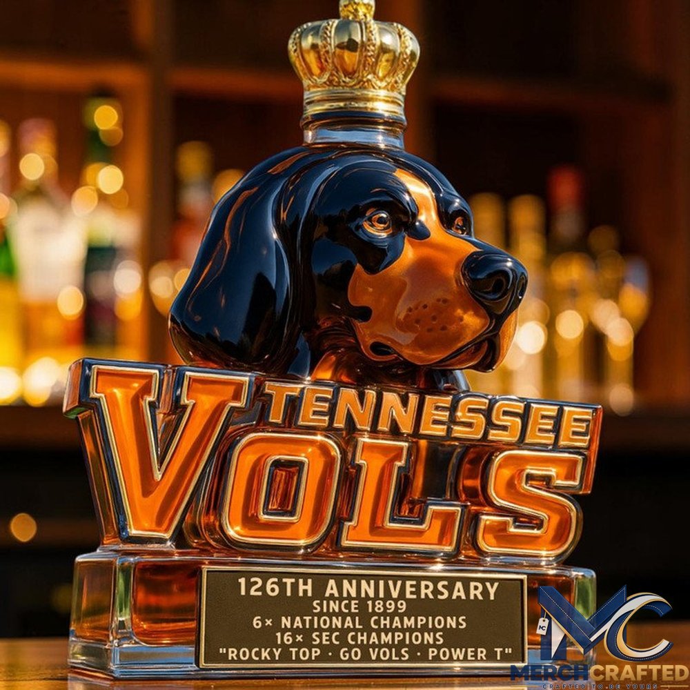 Tennessee Volunteers 126th Anniversary Whiskey Decanter