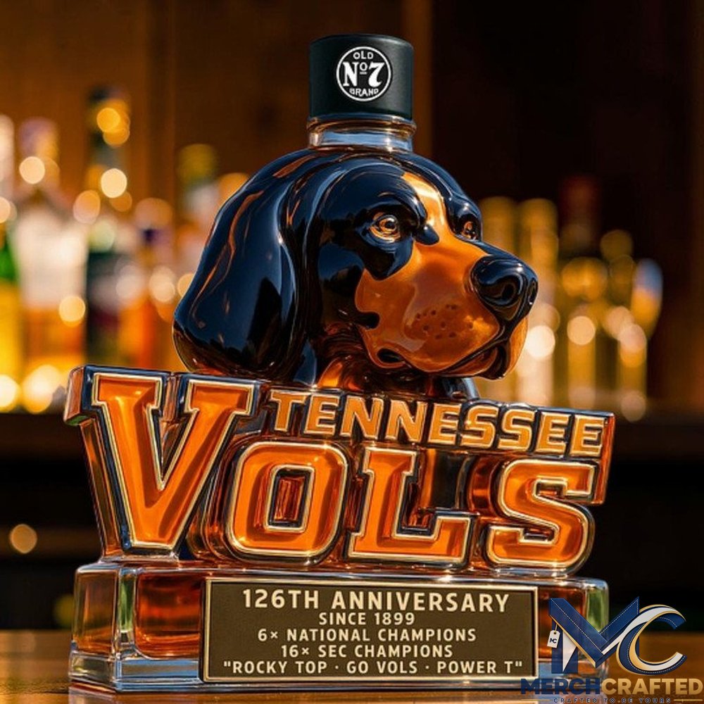 Tennessee Volunteers 126th Anniversary Whiskey Decanter