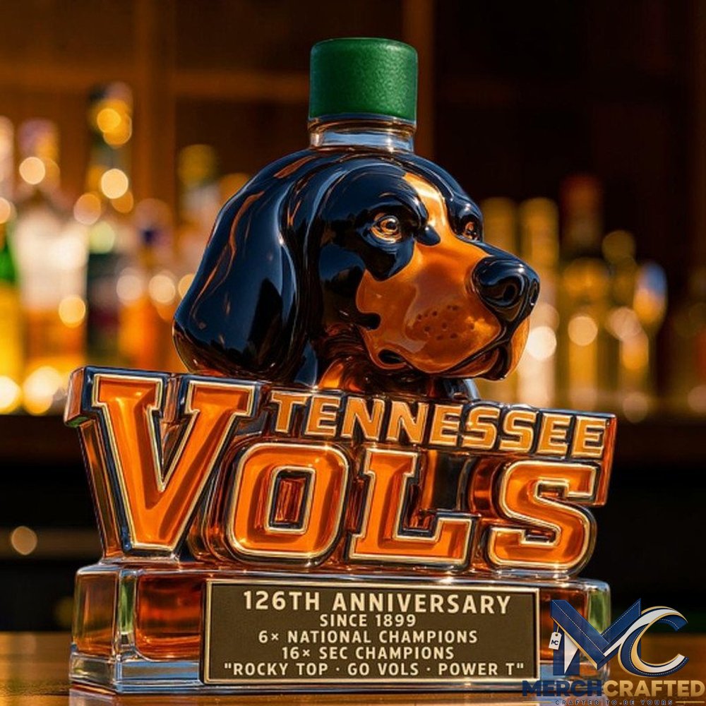 Tennessee Volunteers 126th Anniversary Whiskey Decanter
