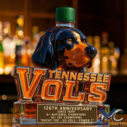 Tennessee Volunteers 126th Anniversary Whiskey Decanter
