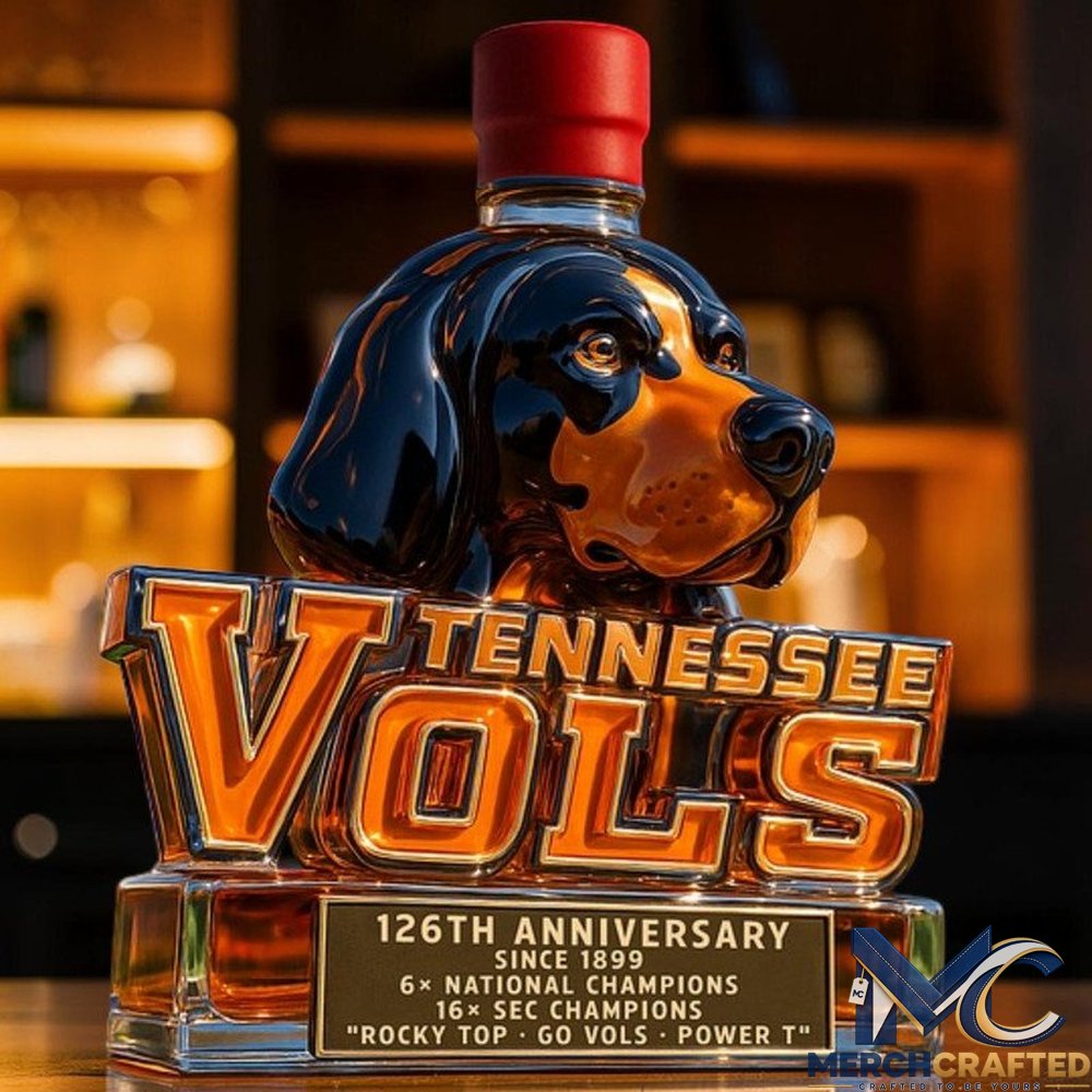 Tennessee Volunteers 126th Anniversary Whiskey Decanter