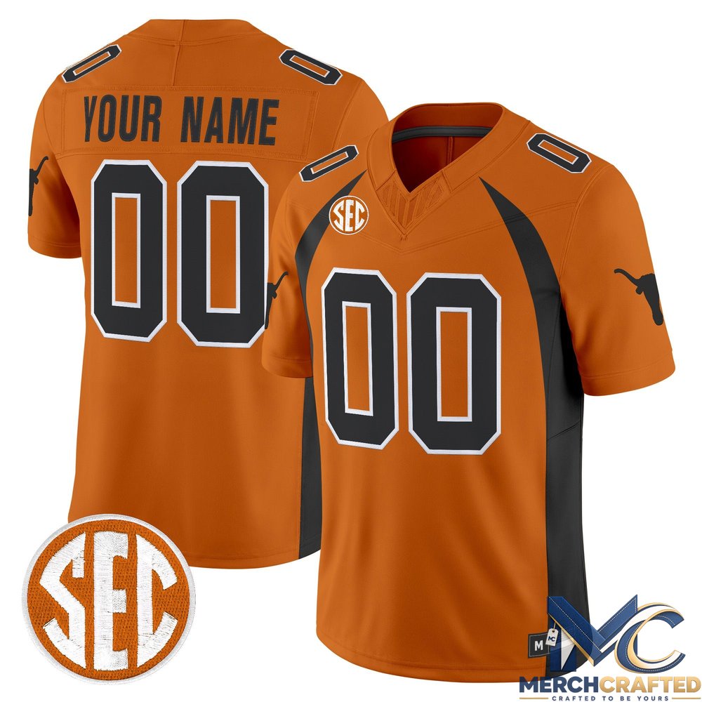 Texas Longhorns 1990 Throwback Football Jersey
