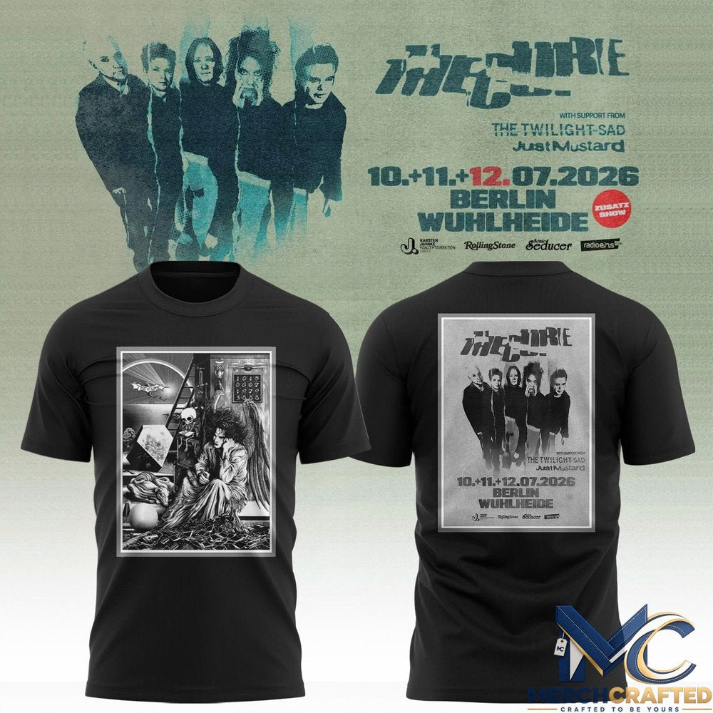 The Cure Exclusive Berlin Weekend Event TShirt