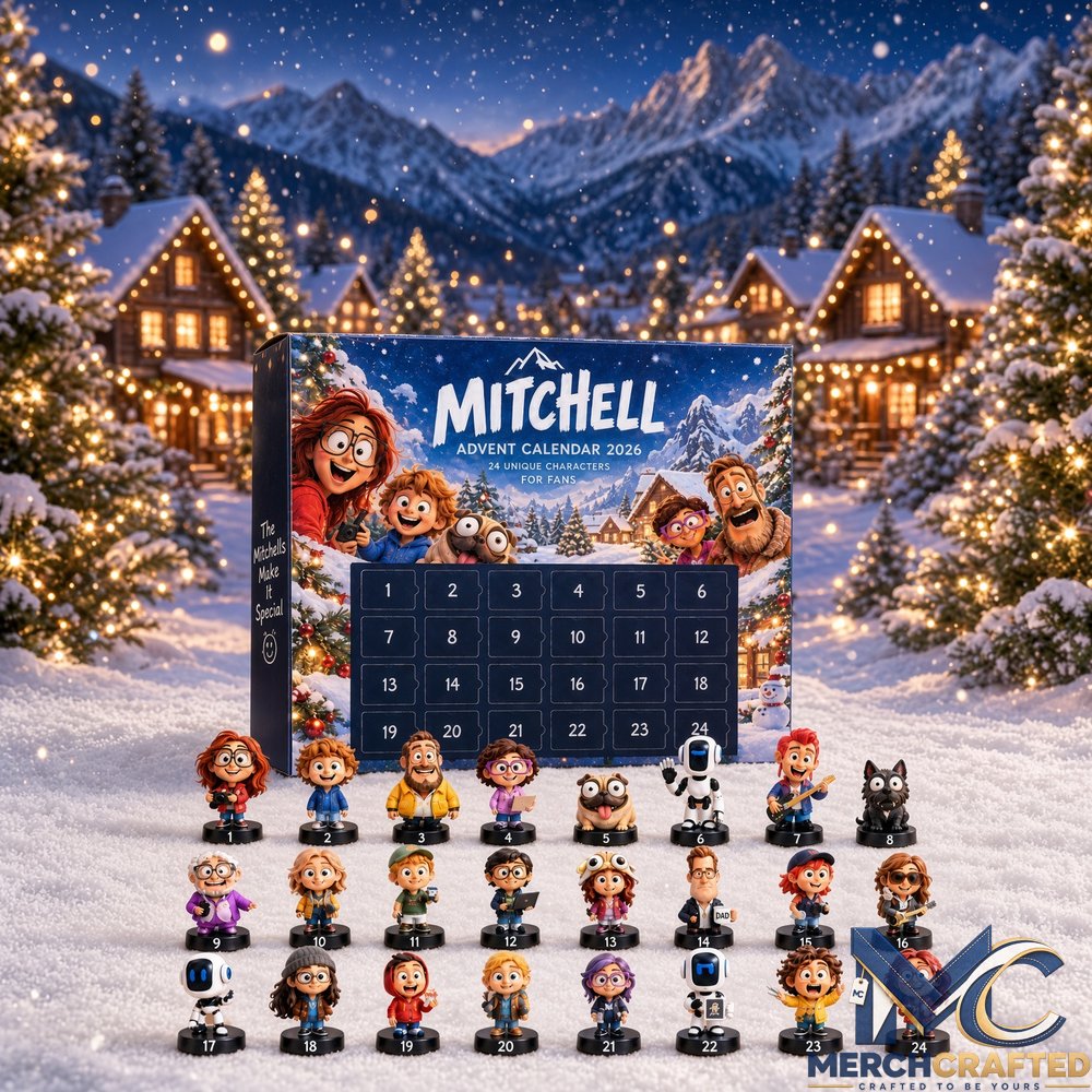 The Mitchells vs The Machines Advent Calendar 2026  24 Unique Character Figurines Gift Set