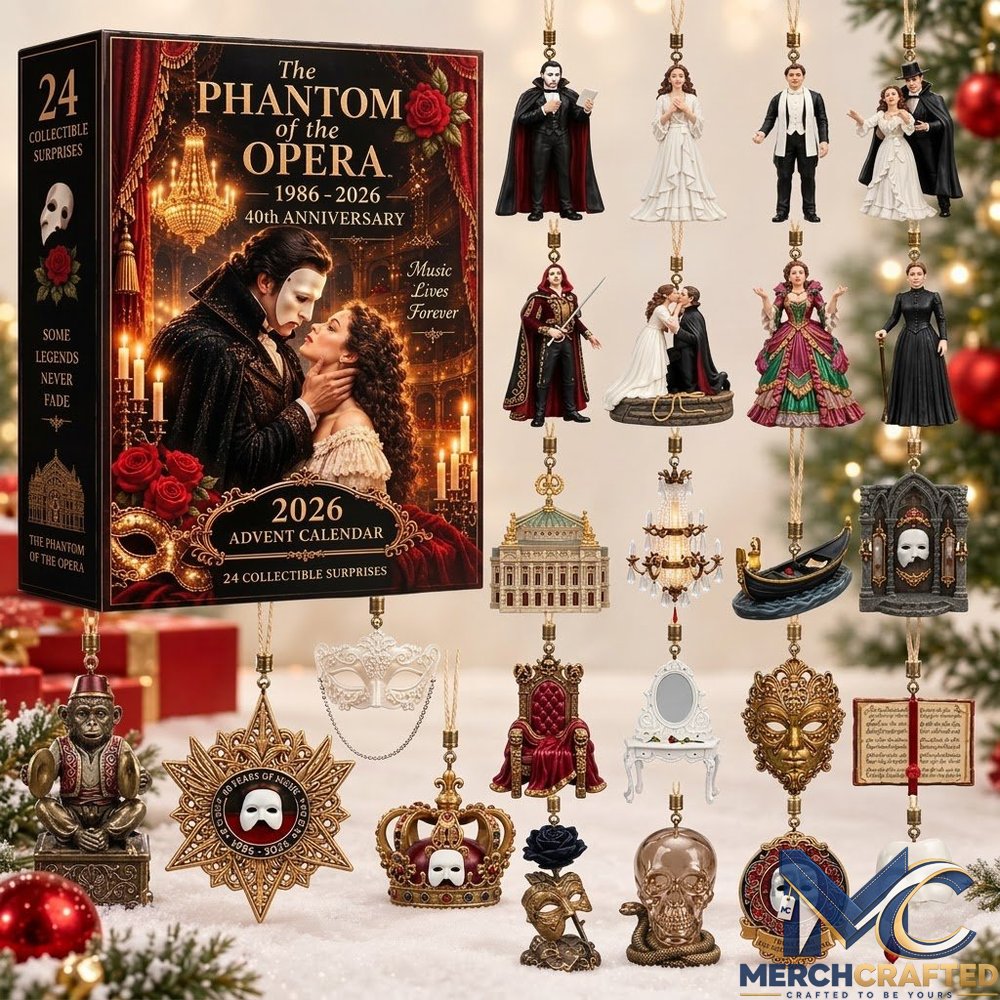 The Phantom of the Opera 40th Anniversary 2026 Advent Calendar - 24 Collectibles Supprises
