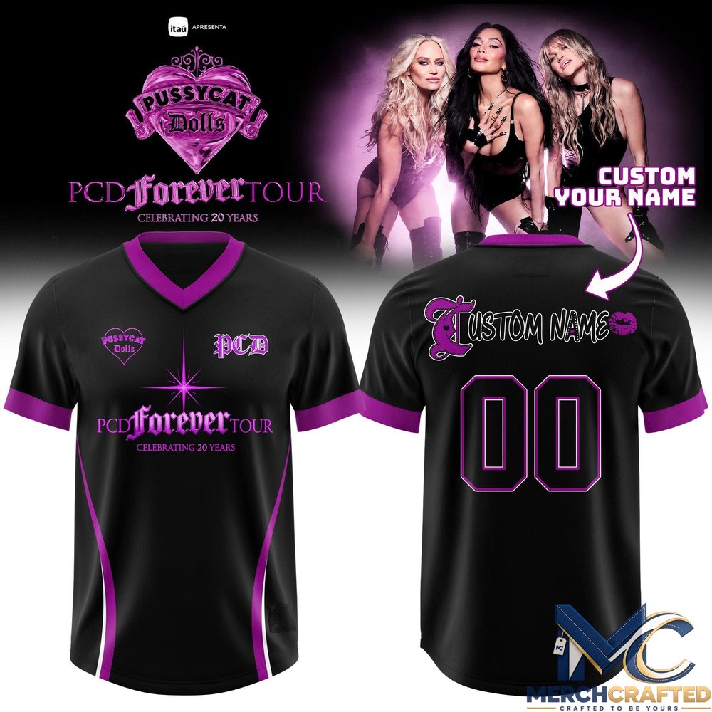The Pussycat Dolls PCD Forever Tour 2026 Custom Football Jersey
