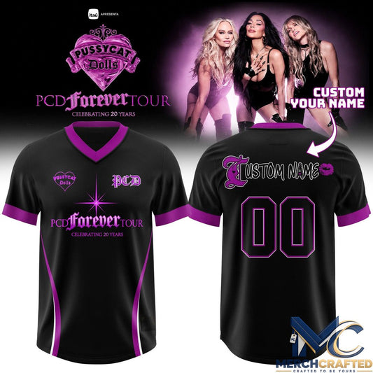 The Pussycat Dolls PCD Forever Tour Personalized Football Jersey