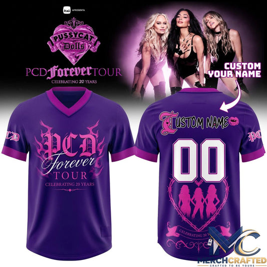 The Pussycat Dolls PCD Forever Tour Personalized Football Jersey