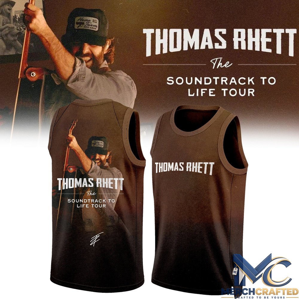 Thomas Rhett ”The Soundtrack to Life Tour” Limited Edition Signature Basketball Jersey