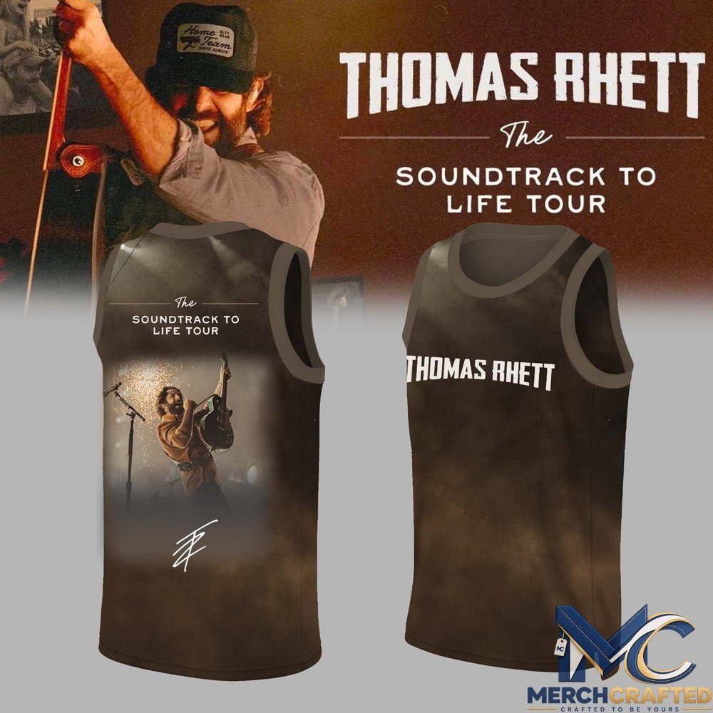 Thomas Rhett ”The Soundtrack to Life Tour” Limited Edition Signature Basketball Jersey