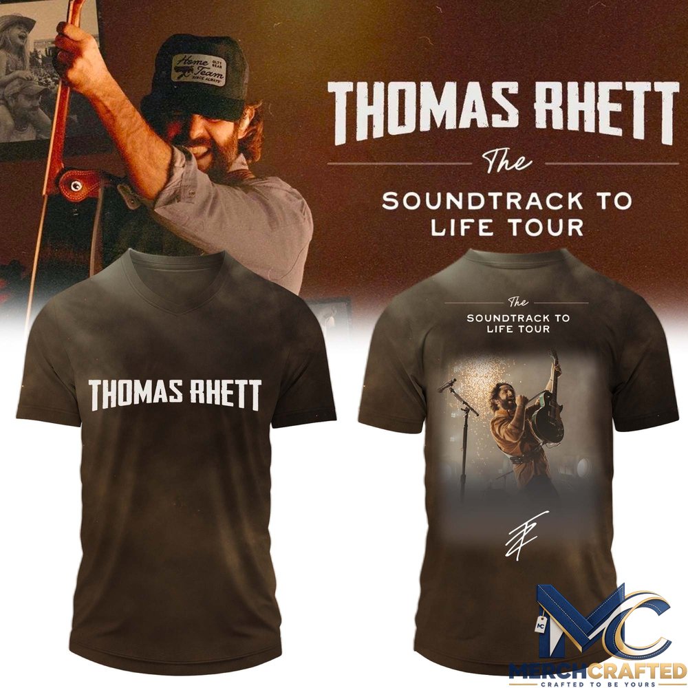 Thomas Rhett ”The Soundtrack to Life Tour” Limited Edition Signature Football Jersey