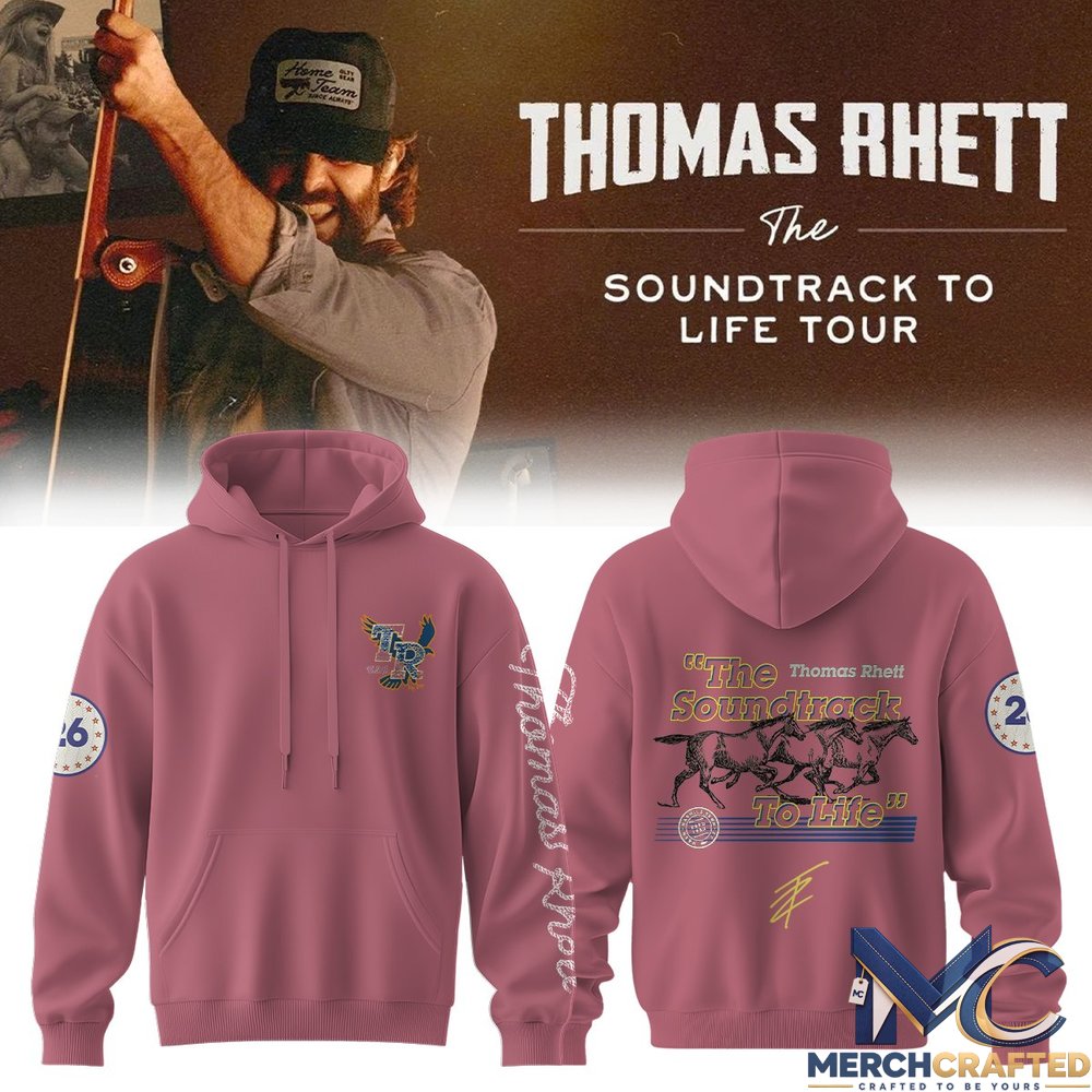 Thomas Rhett ”The Soundtrack to Life Tour” Limited Edition Signature Hoodie